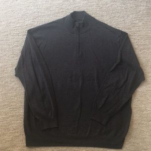 Jos.A.Bank Signature 1/4-Zip Sweater XXL, Heather